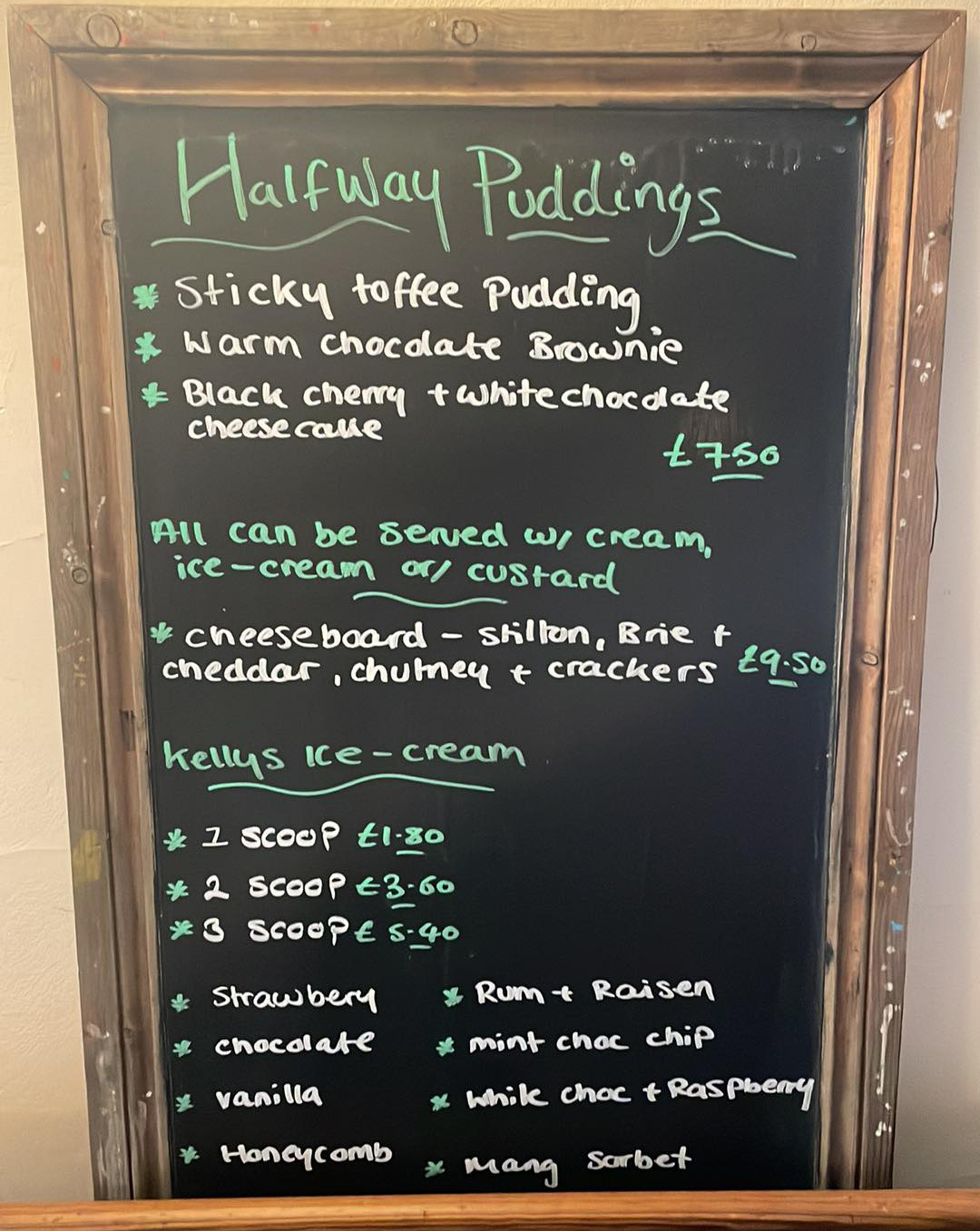 Puddings The Halfway House Pitney